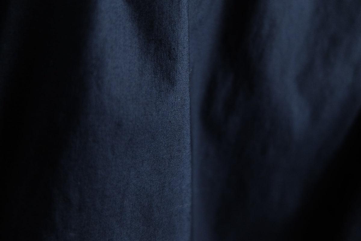 きるもの|袈裟エプロン|タイプライターストレッチ|紺|unisex freesize