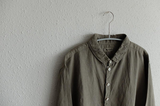 MITTAN / 大麻シャツ2 高密度 蓬 SH-109C / unisex