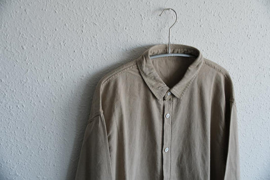 MITTAN / 竹シャツ 胡桃 SH-99C / unisex