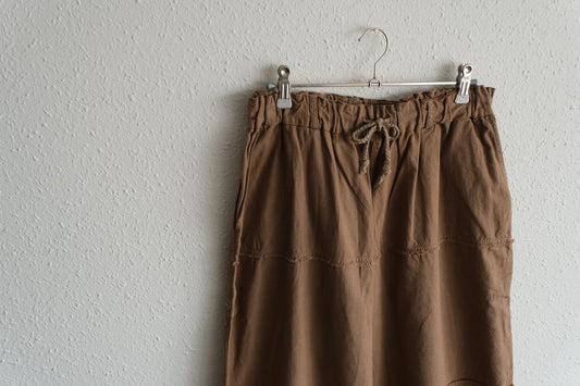 MITTAN / 竹パンツ 胡桃(濃) PT-147DC / unisex