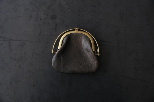 coin case <鹿革 墨染 / 滋賀-11>