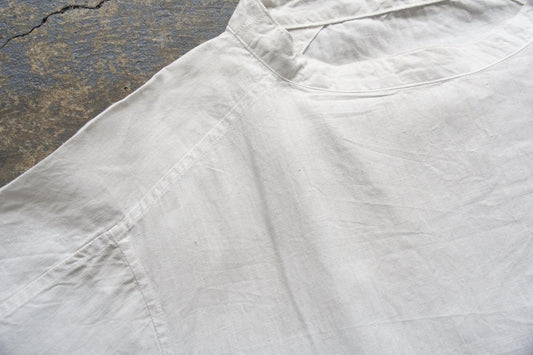 MITTAN / 大麻プルオーバー 高密度 ベンガラ白 SH-160B / unisex