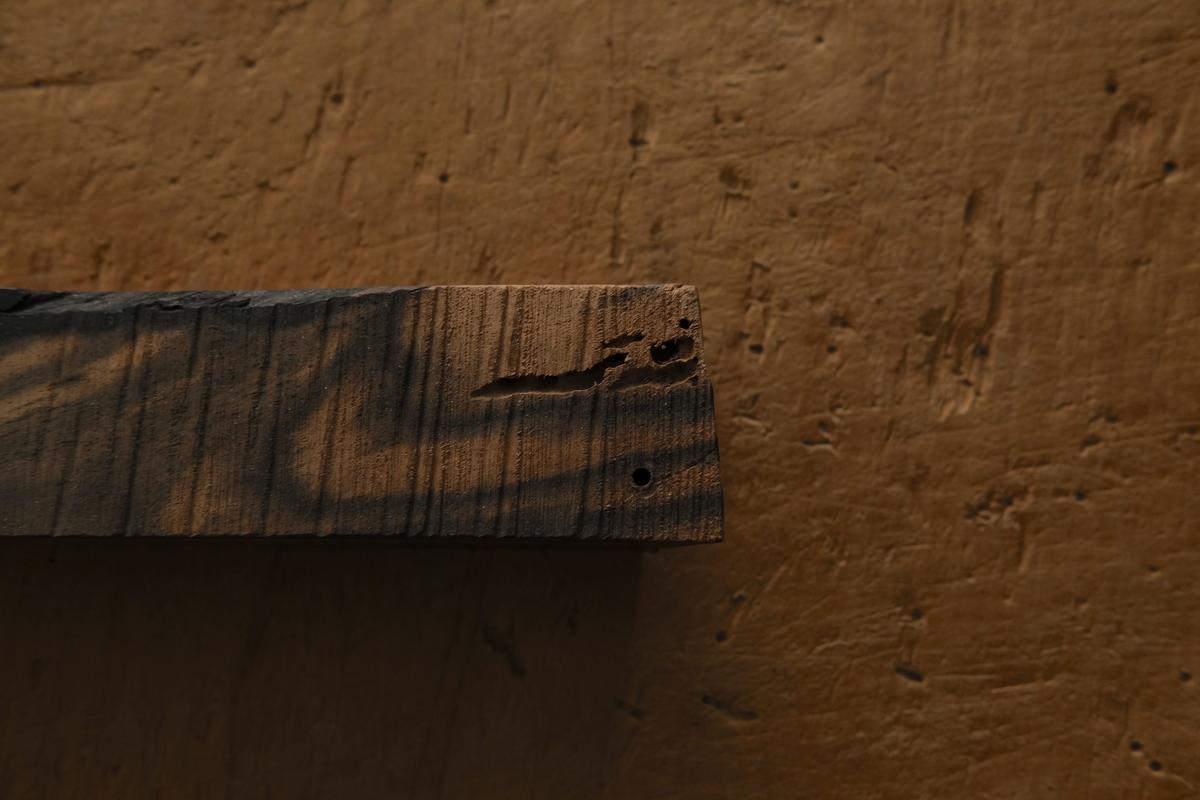 端材オブジェ|黒柿(F)