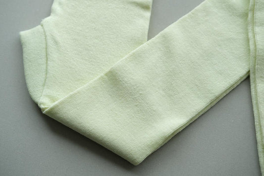 リネンニットレギンス マチ付き|ウィンターホワイト|2 size