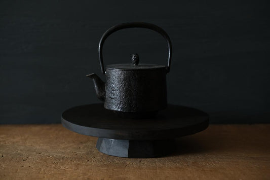 徒爾 茶盤 サクラ・黒漆