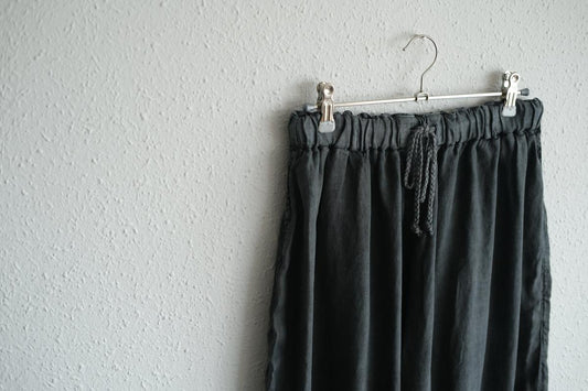 MITTAN / 大麻パンツ 炭 PT-116 / unisex