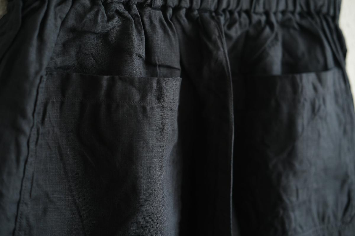 MITTAN / 大麻パンツ 墨黒 PT-116 / unisex