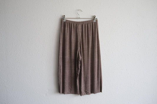 リネンキュプラアンダーウェアパンツ ミドル丈|スモークグレー|unisex 2 size