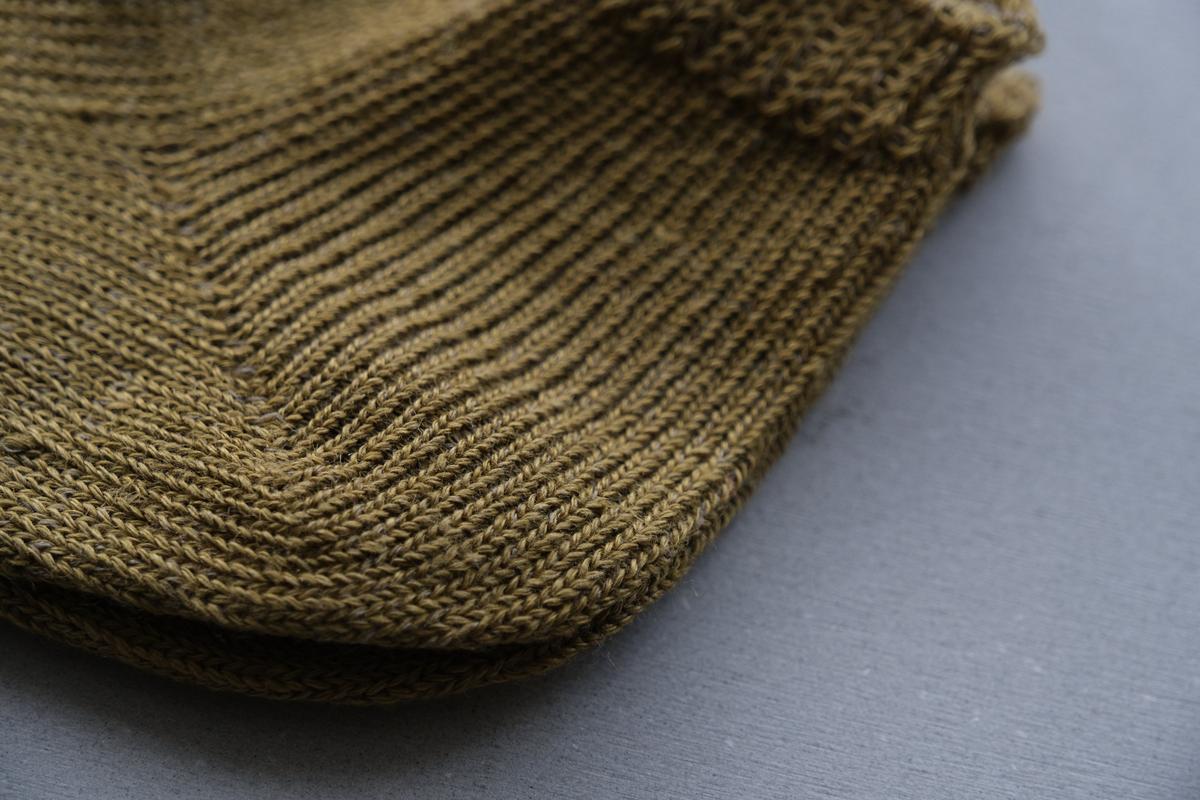 リネンニット アンクルソックス|25-27cm|各色