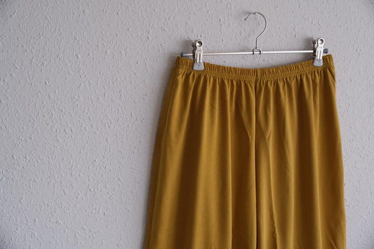 yohaku ドバイパンツ|プレミアム天竺素材 マスタード|unisex freesize