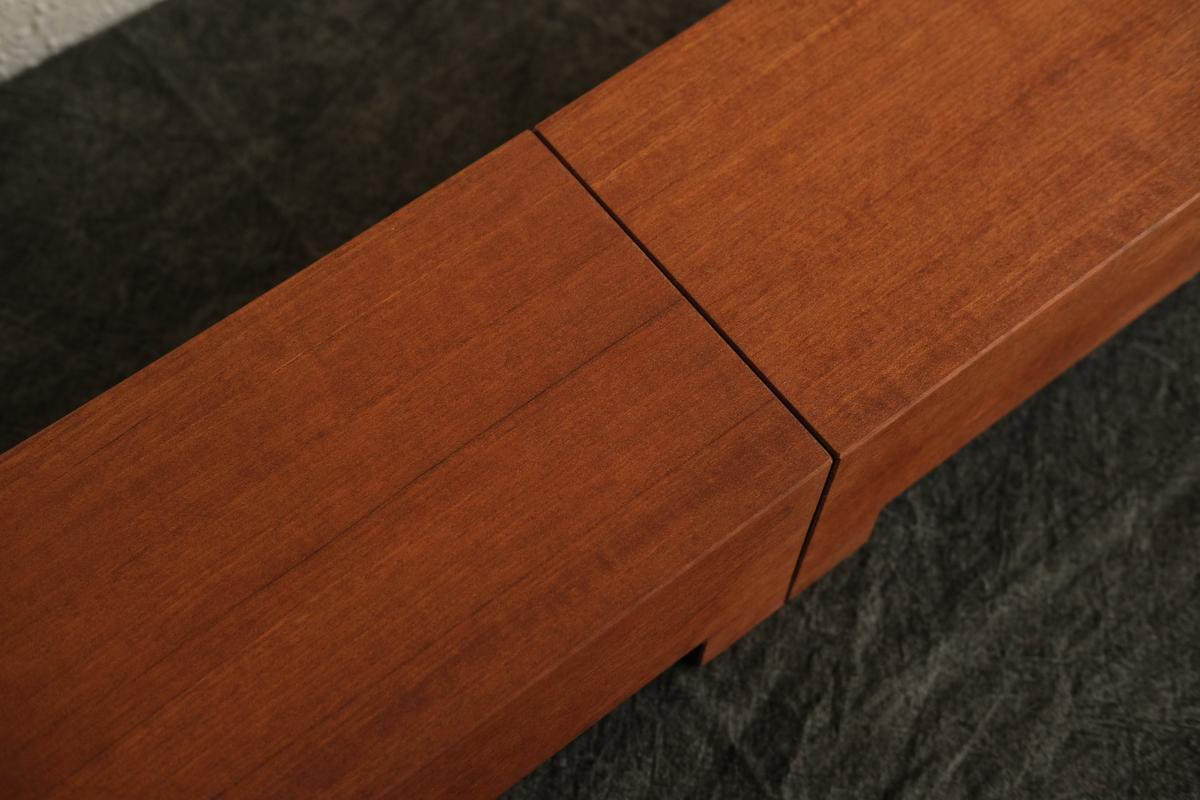 無垢材の切出し脚付き台 アサメラ オイル仕上げ <2>