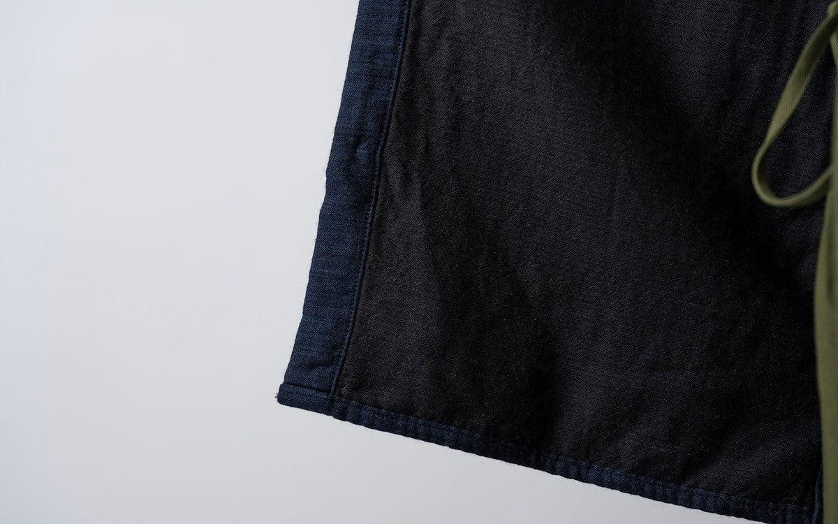 MITTAN / 毛綿三重織シャツ 黒がさね SH-112 / unisex