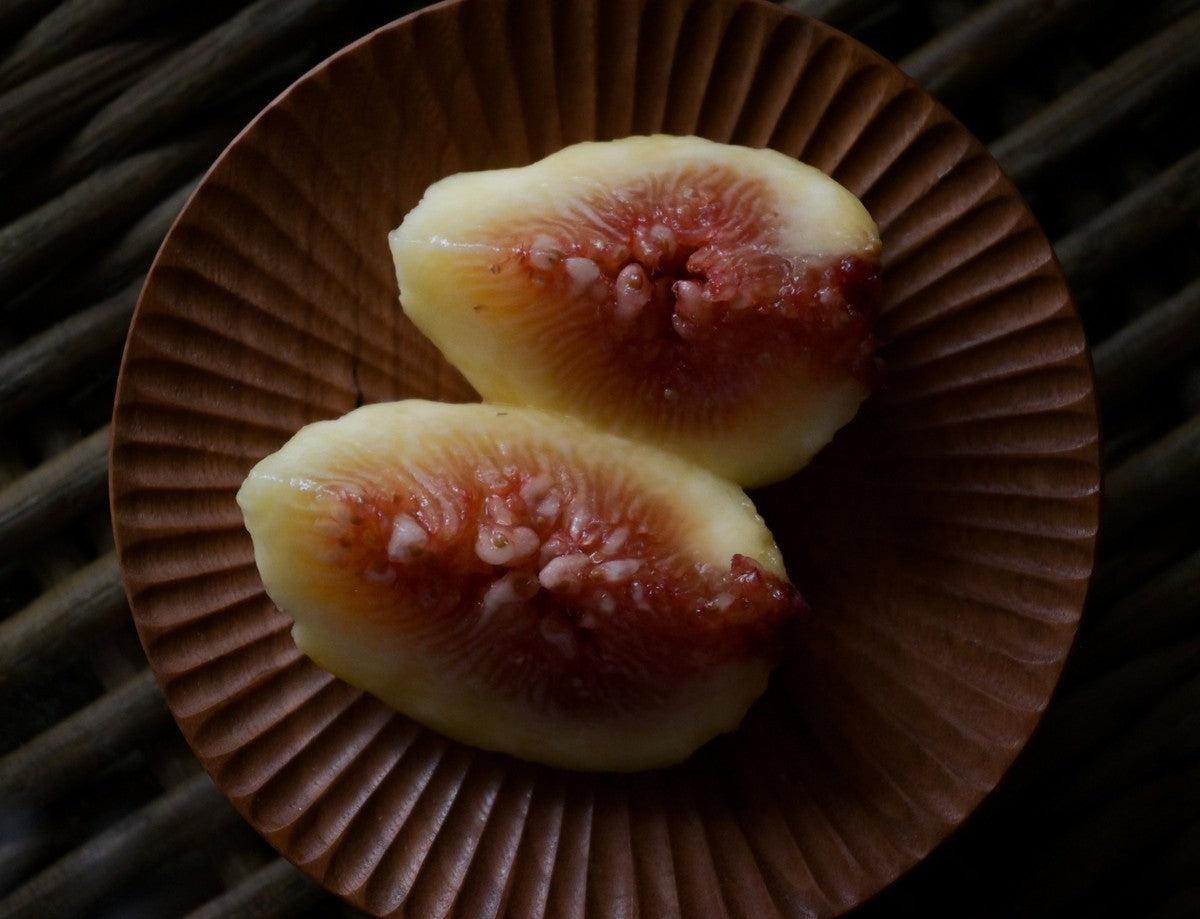 ハツリ小皿 ウォールナット|オイル・蜜蝋仕上げ