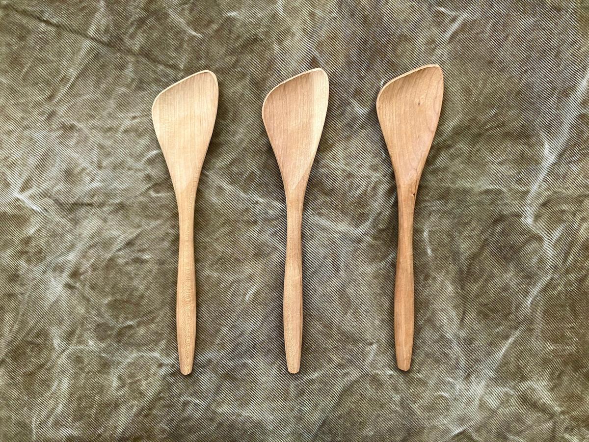 すくえる木べら チェリー|無塗装