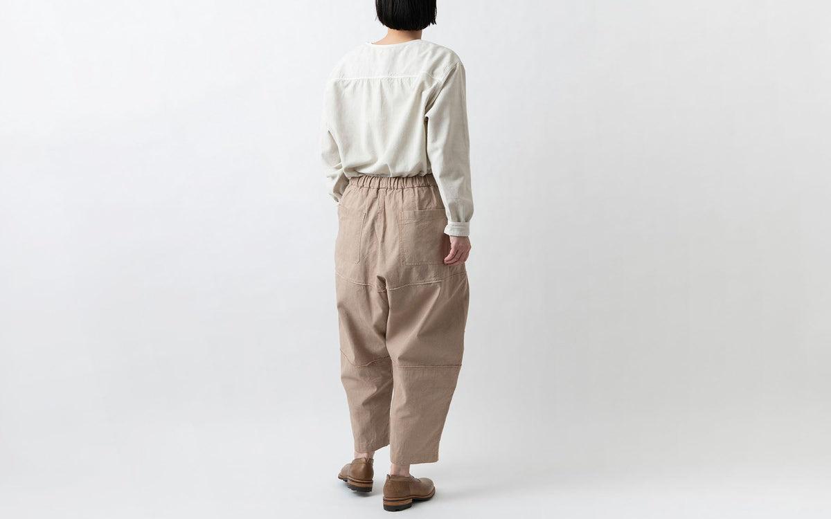 MITTAN / カディワイドシャツ ベンガラ白 SH-17B / unisex