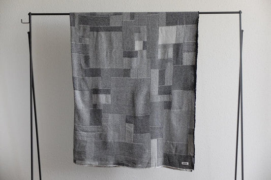 MITTAN / 絹掛け布 大 白黒 SC-46