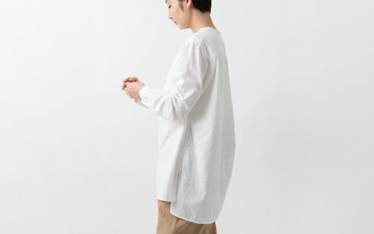 MITTAN / カディワイドシャツ 生成り SH-17 / unisex