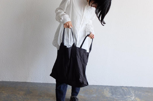 MITTAN / レイヤードバッグ大 黒 BA-09