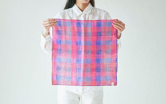 【new】近江の麻　先染めチェック7種×3アイテム