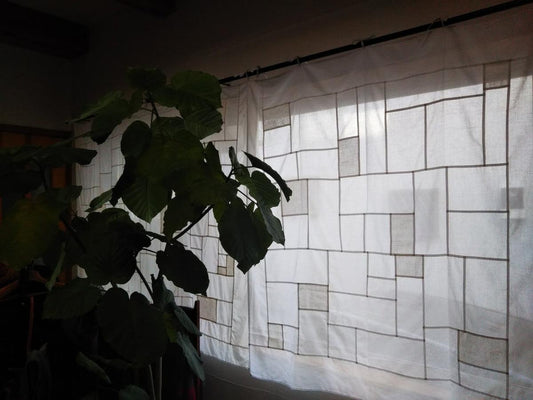 みんなの使い方 040　 【オーダーメイド】ポジャギカーテン｜コットン×リネン