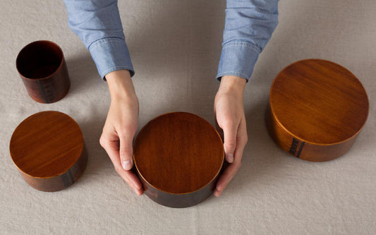【再入荷】拭き漆の曲げわっぱ全サイズ