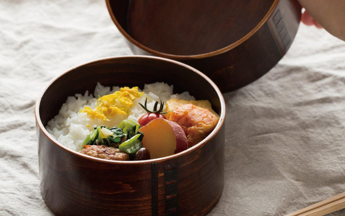 【2年ぶり再入荷】拭き漆の曲げわっぱ｜丸型