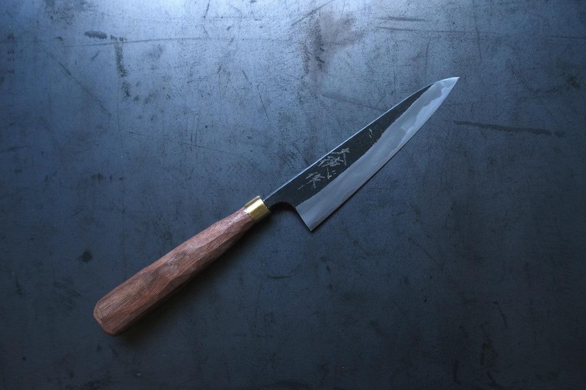 黒打ちペティナイフ 120mm 赤畠大徳