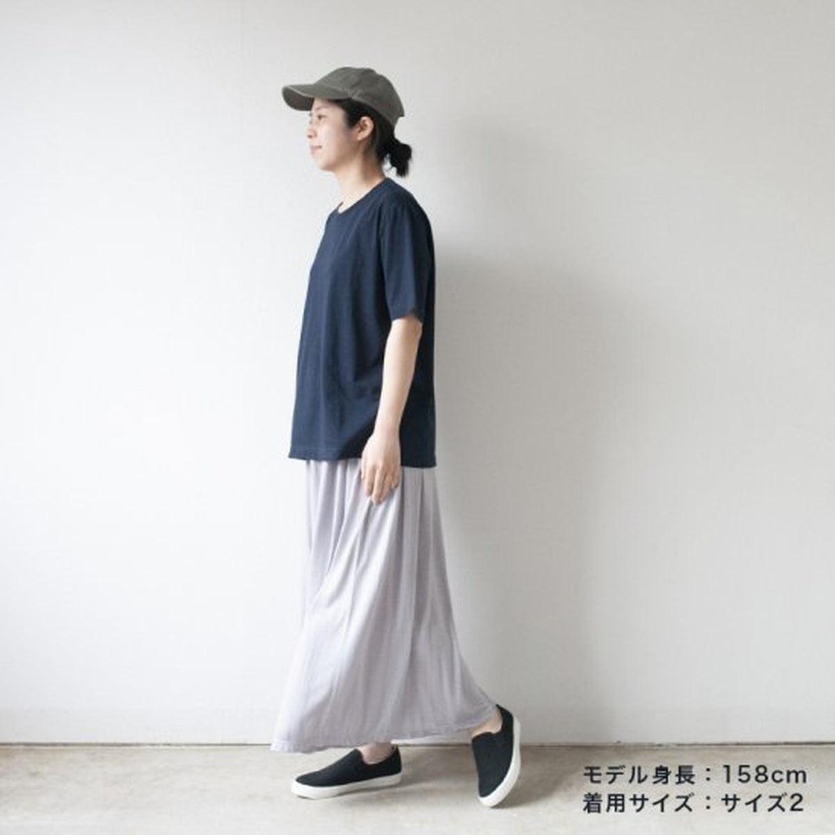 yohaku SUVIN GOLD 半袖Tシャツ｜ネイビー｜unisex 3size