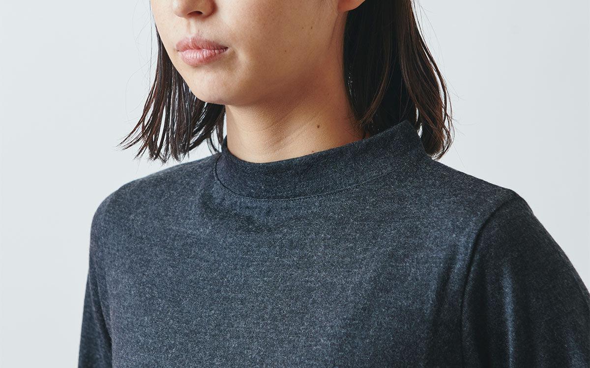 HANDROOM WOMEN'S ボトルネック ワンピース / black