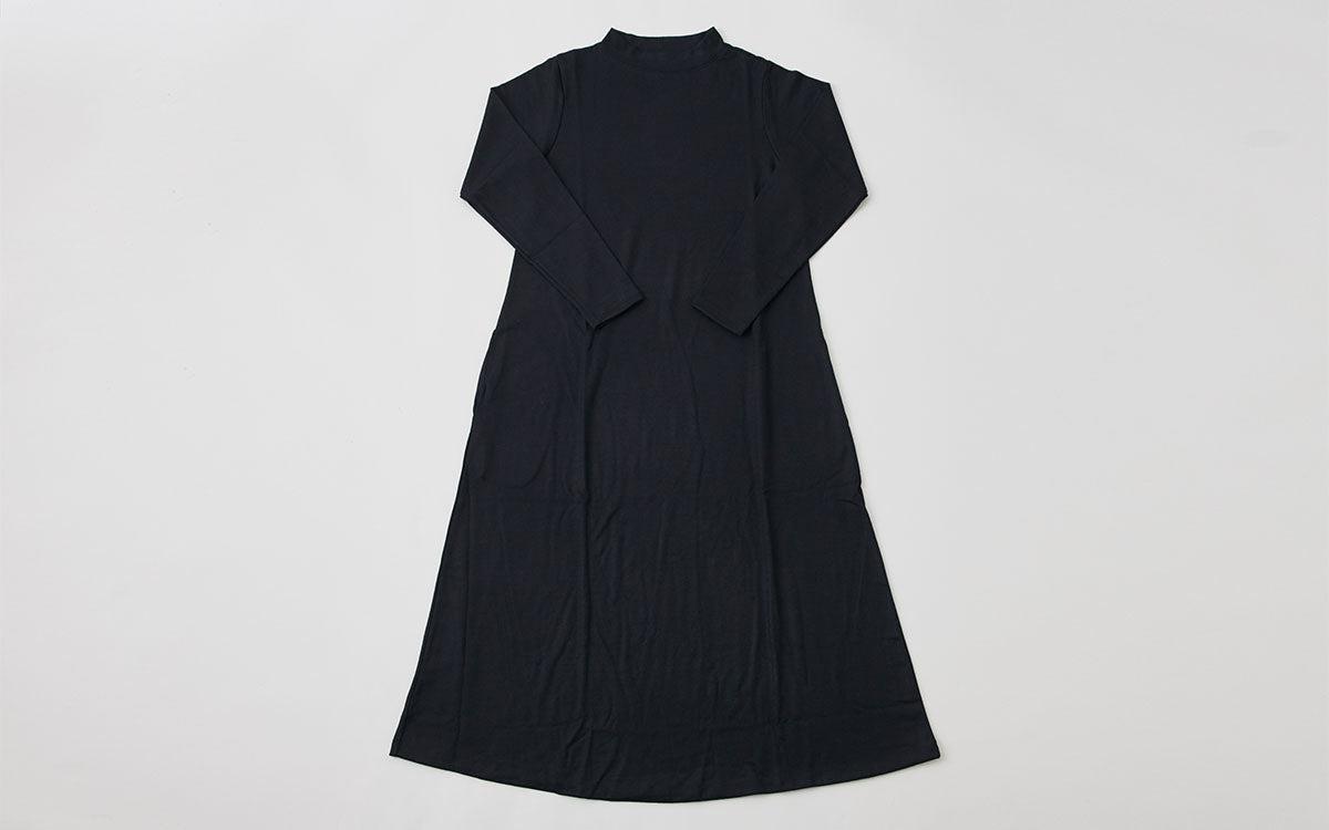 HANDROOM WOMEN'S ボトルネック ワンピース / black
