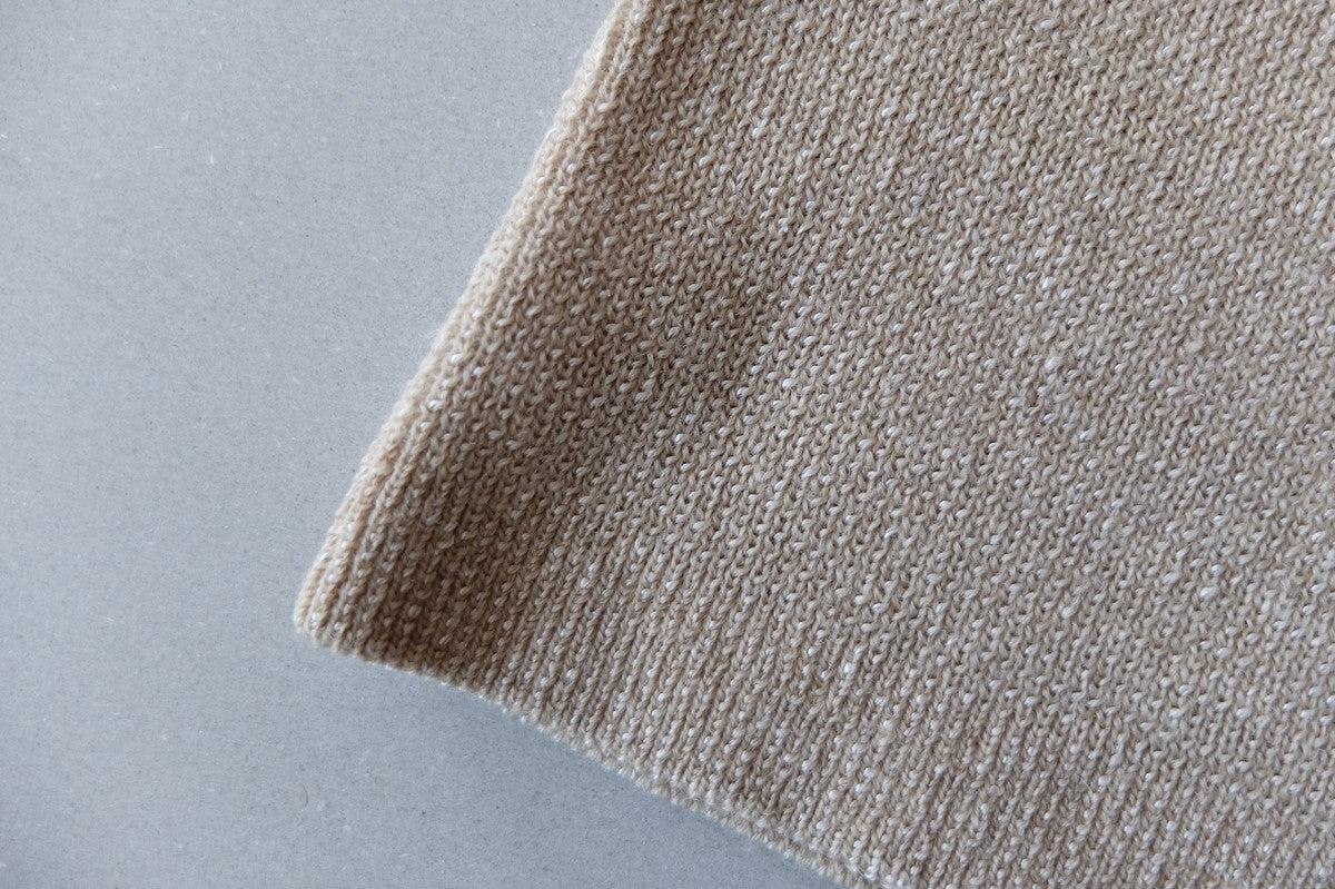 リネンウール腹巻きパンツ｜ベージュ