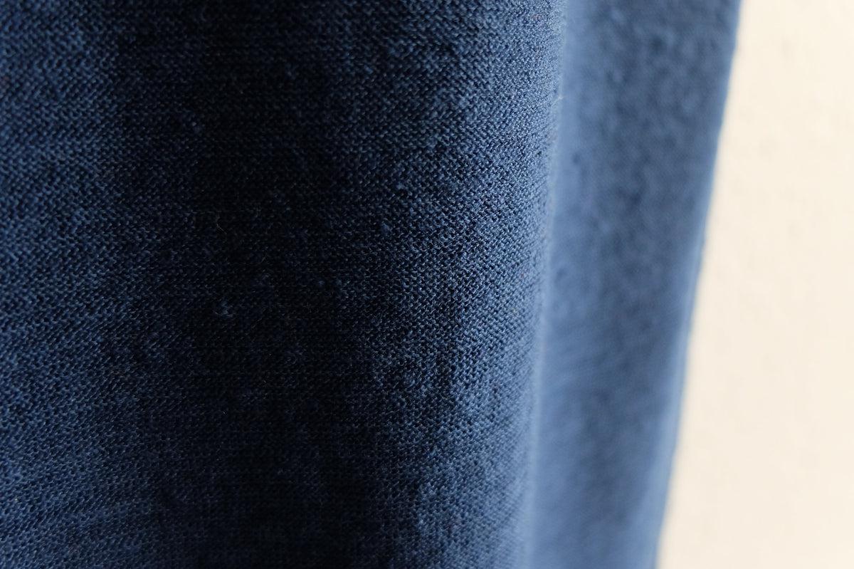 リネンコットンアンダーウェア ノースリーブ｜レディース｜スモークブルー