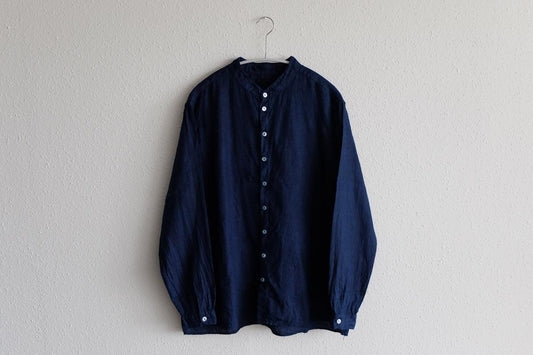 MITTAN / 大麻シャツ 藍（濃）SH-132DC / unisex