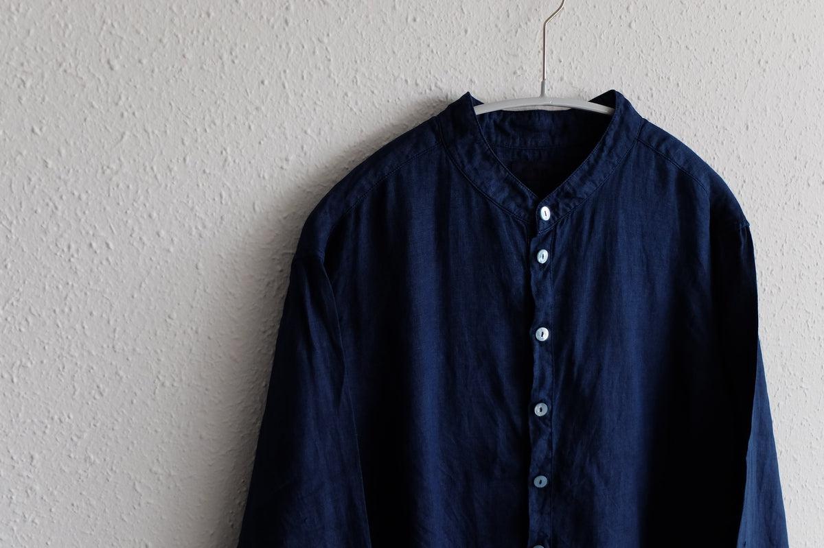 MITTAN / 大麻シャツ 藍（濃）SH-132DC / unisex