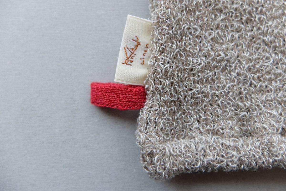 リネンニット バスミトン