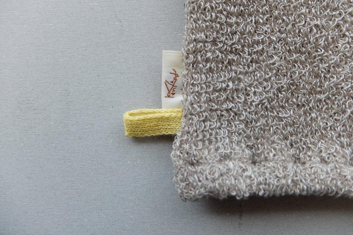 リネンニット バスミトン