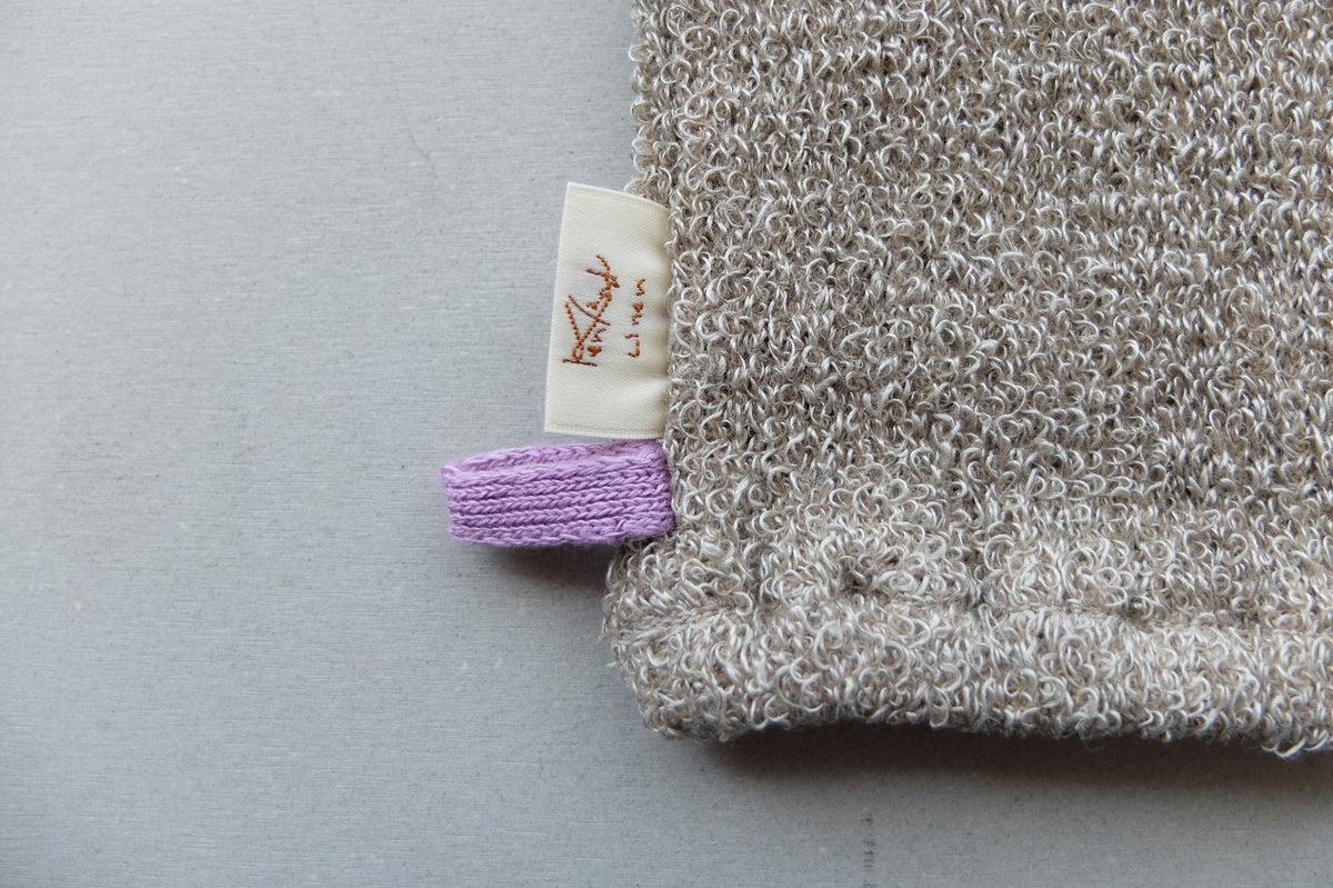 リネンニット バスミトン