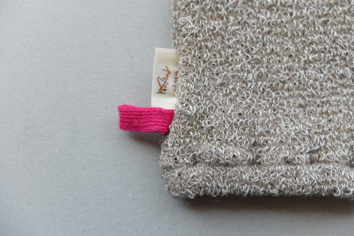 リネンニット バスミトン