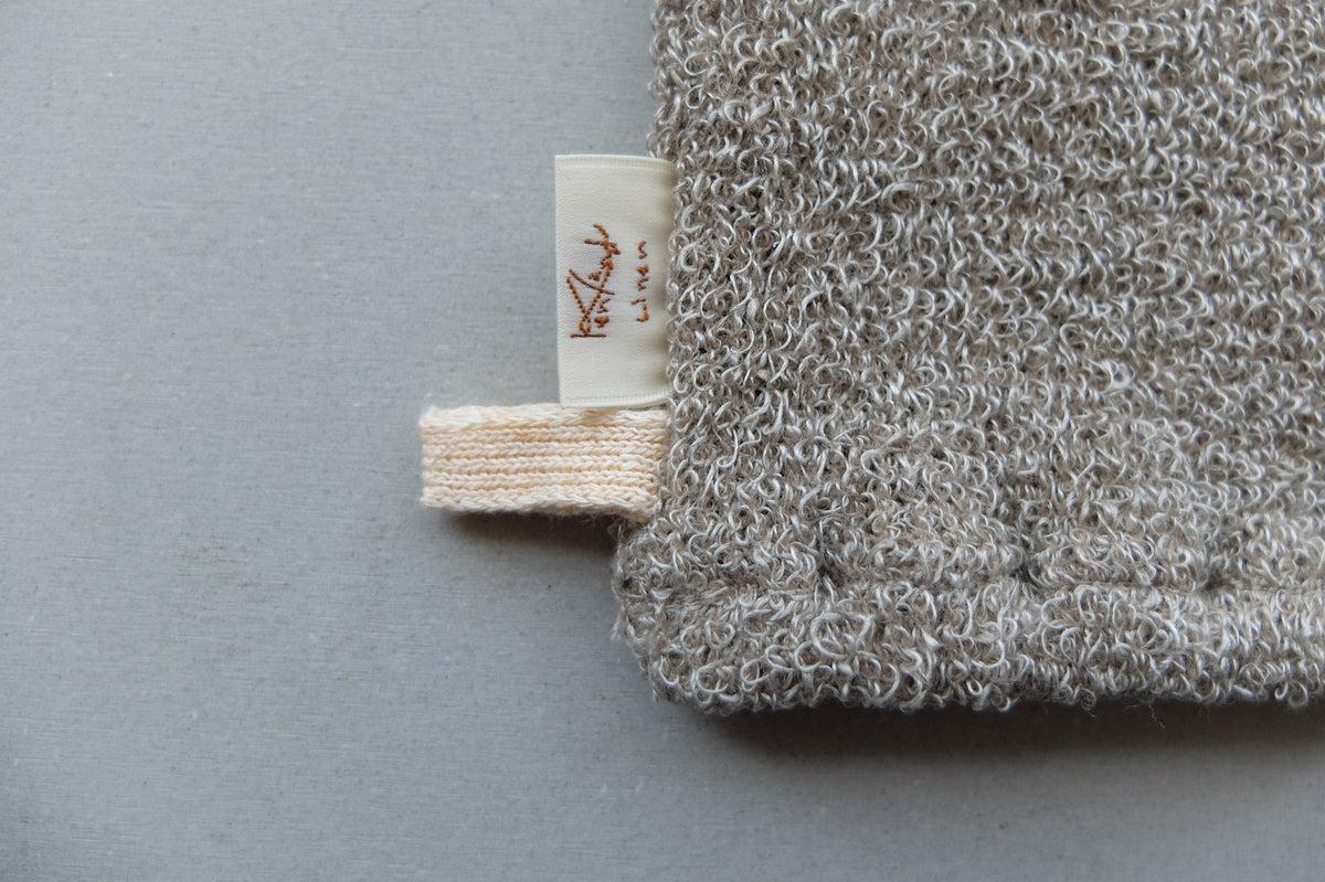 リネンニット バスミトン