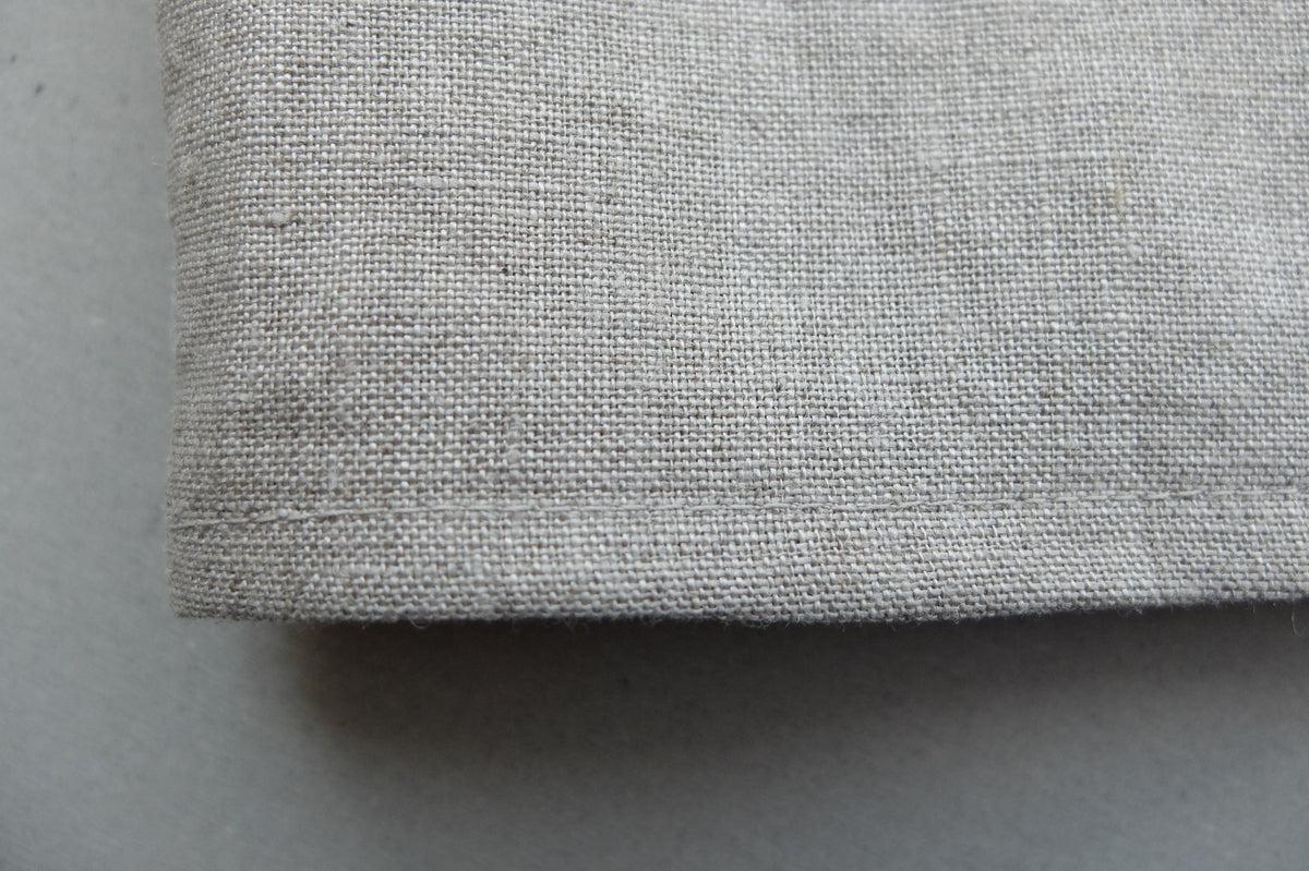 オーガニックリネン ミニクロス｜40番手生成り無地