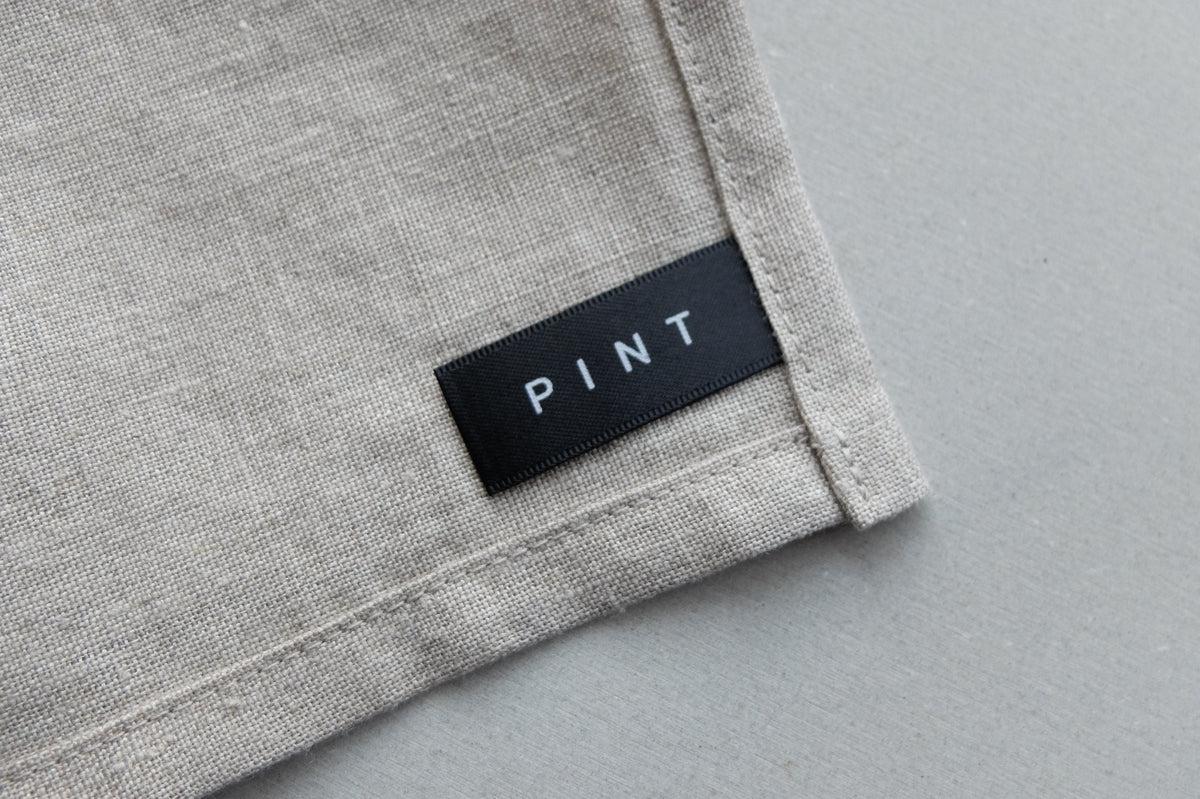 オーガニックリネン ミニクロス｜40番手生成り無地