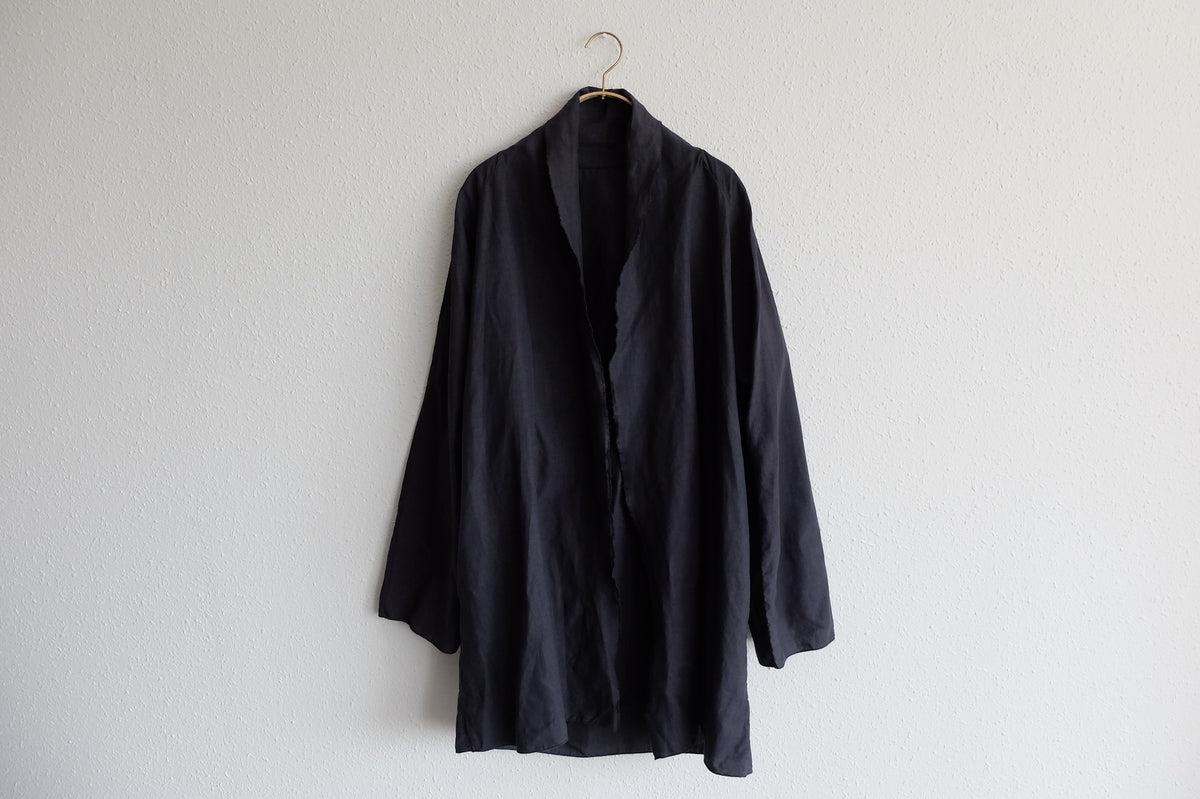 MITTAN / 大麻羽織 高密度 墨黒 JK-91 / unisex