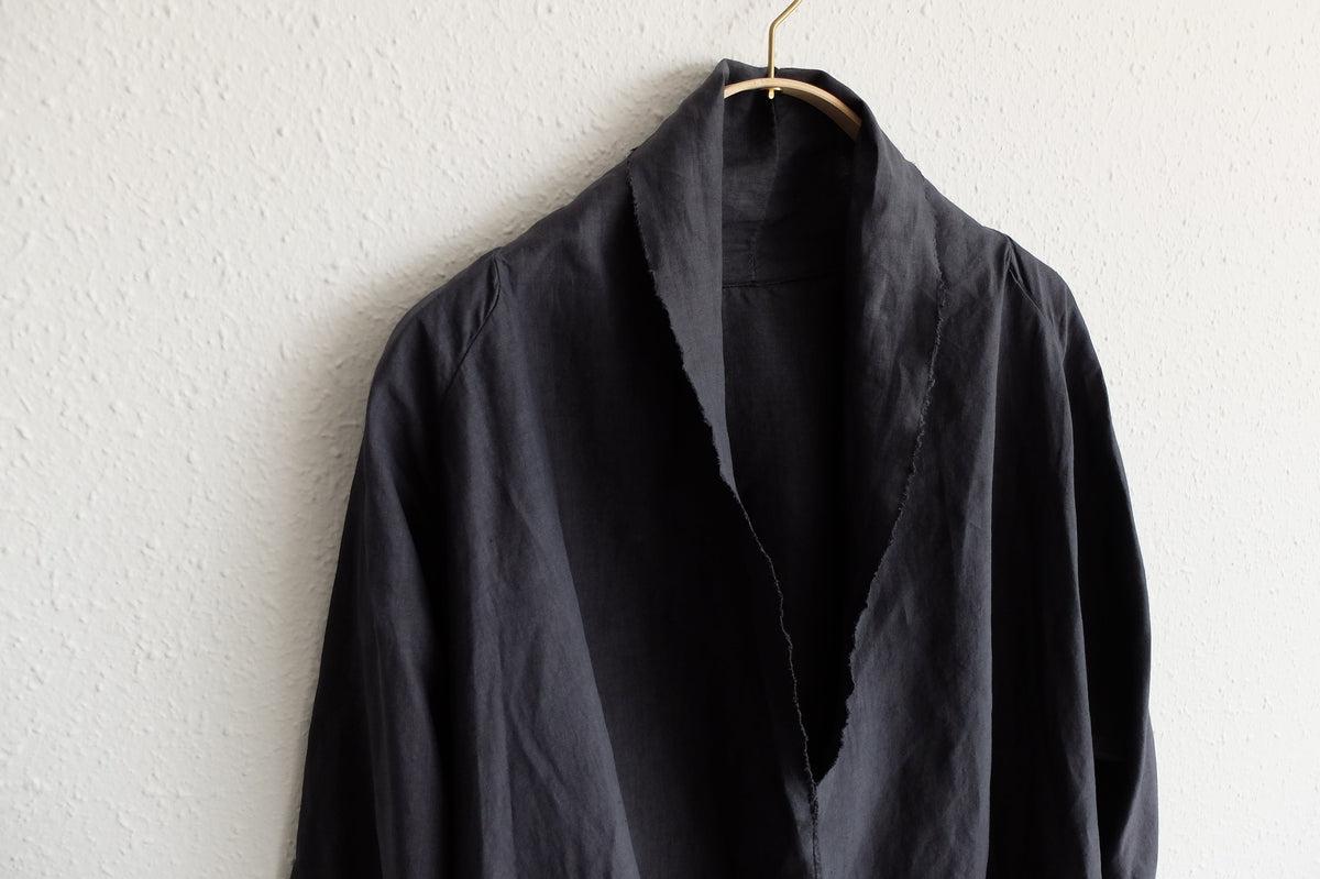 MITTAN / 大麻羽織 高密度 墨黒 JK-91 / unisex