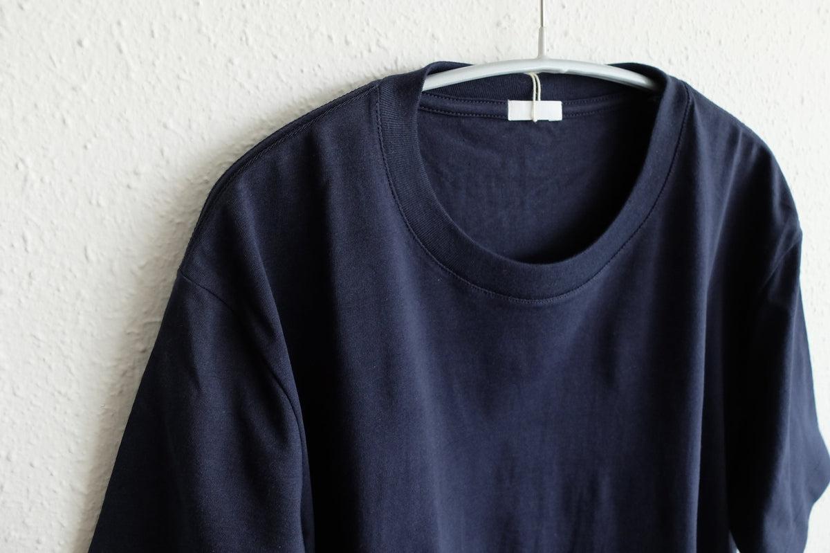 yohaku SUVIN GOLD 半袖Tシャツ｜ネイビー｜unisex 3size