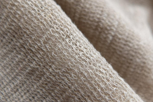 リネンニットストール｜ナチュラル