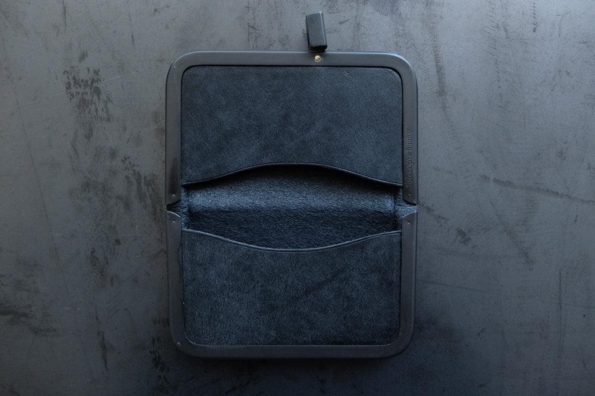 card case ＜牛革 black＞