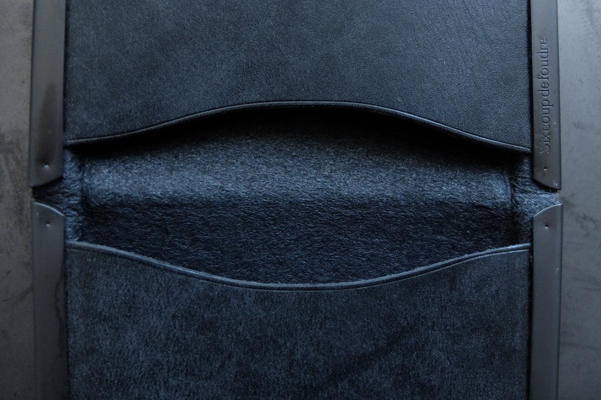 card case ＜牛革 black＞