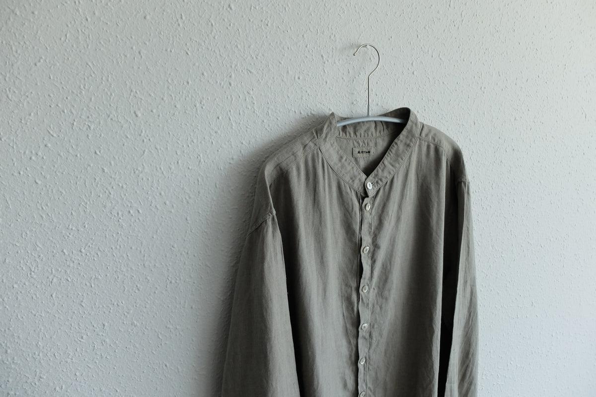 MITTAN / 大麻シャツ 蓬（よもぎ） SH-132C / unisex