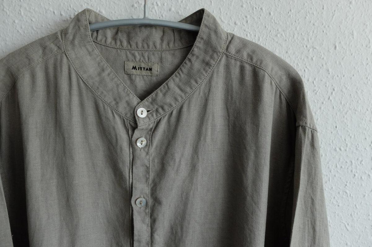 MITTAN / 大麻シャツ 蓬（よもぎ） SH-132C / unisex