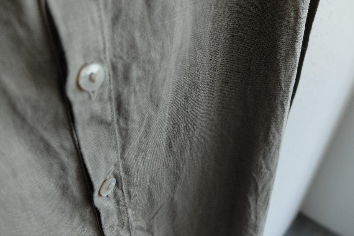 MITTAN / 大麻シャツ 蓬（よもぎ） SH-132C / unisex